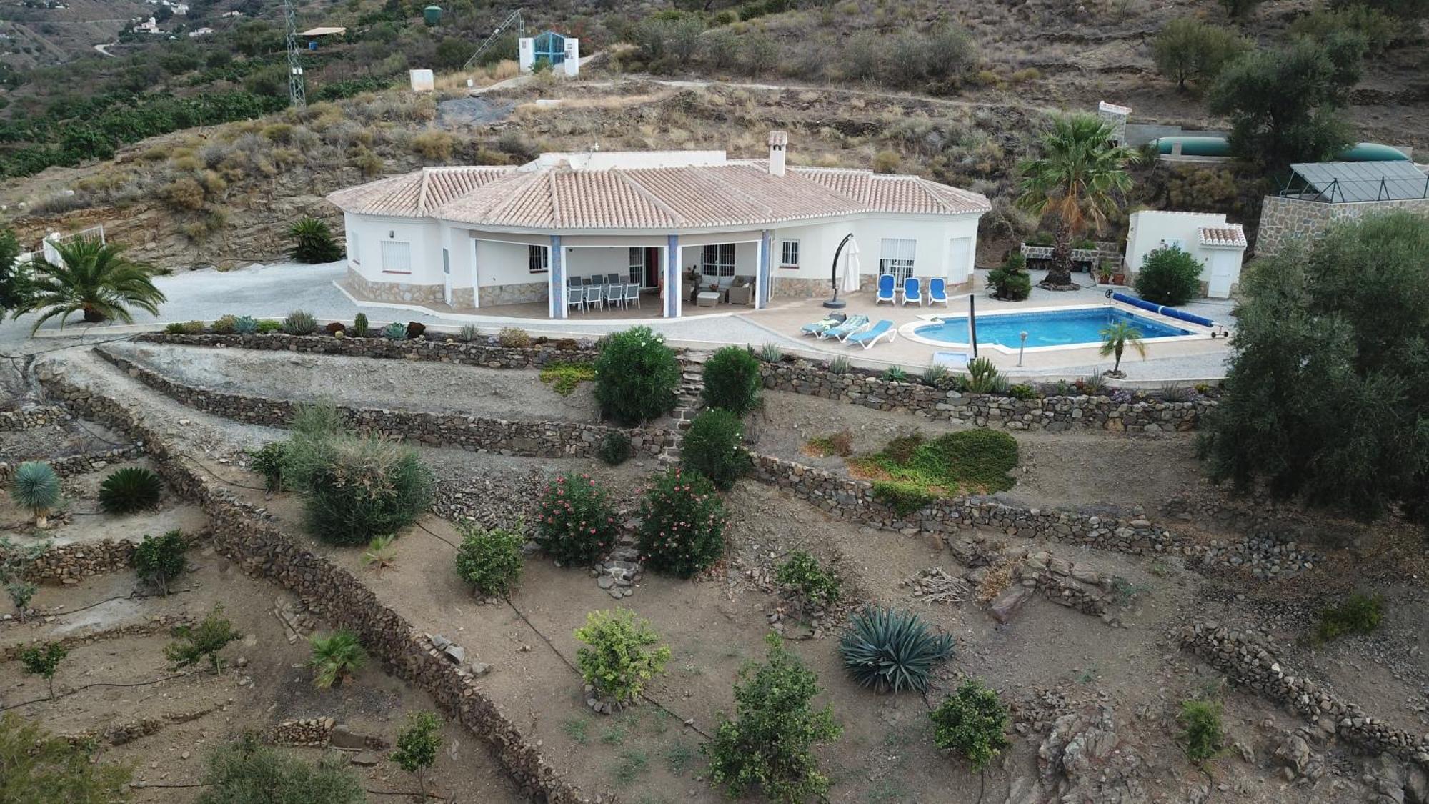 Villa Camakini With Heated Pool And Sea View Arenas  Luaran gambar
